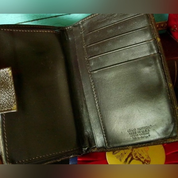 RARE Vintage LOUIS VUITTON Saks Fifth FC French Co Kisslock Coin Wallet Case LV - Picture 4 of 11